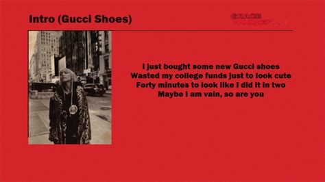 gucci shoes skng|gucci shoes song lyrics.